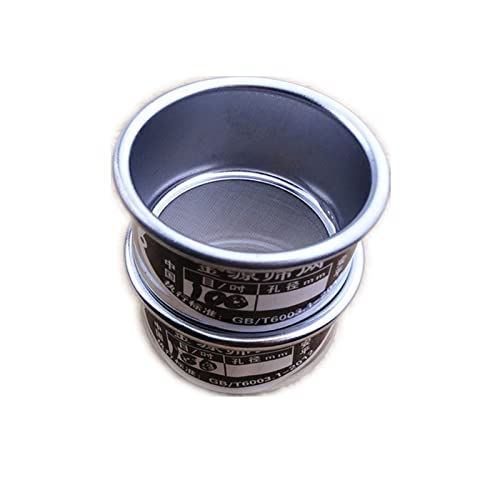 Labor-Standard-Testsieb, 1 Stück Pharmakopöe-Sieb Standard-Labor-Testsieb 304 SUS Filtergewebe Chromrahmen Probenahmeprüfung Durchmesser 10 cm 2–2000 Maschen (325 Maschen (0,045 mm))(60 mesh(0.3mm)) von FITIOS