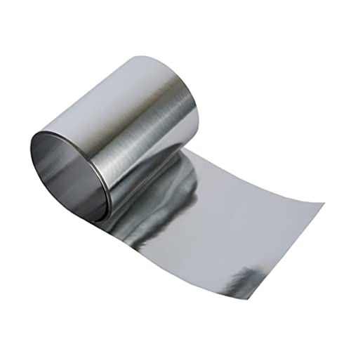 Metallfolie Zinkfolie Hochreines reines Zink Zn Blech Metallfolie 0,1 mm x 100 mm x 1000 mm pro Rolle von FITIOS