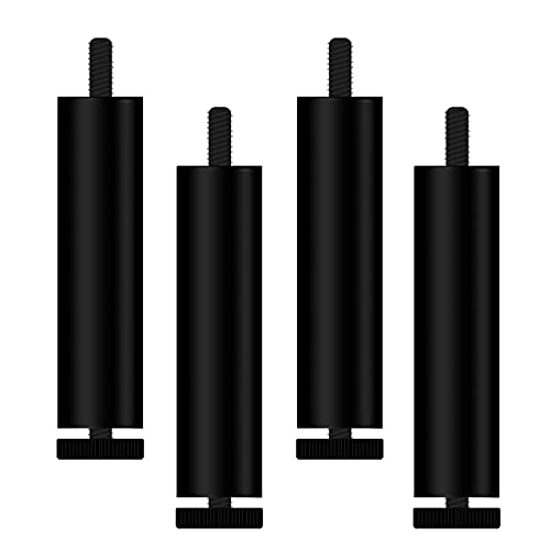 Möbel-Sofabeine, 4-teilige Möbelbeine aus Metall, verstellbare Schrankbeine, Tischbeine Aluminiumlegierung, Sofa-Stützfüße, Kühlschrankfüße, Waschmaschinenfüße, M8-Gewindestange(Black,12cm/4.72in) Möbel-Sofabeine, 4-teilige Möbelbeine aus Metall, verstellbare Schrankbeine, Tischbeine Aluminiumlegierung, Sofa-Stützfüße, Kühlschrankfüße, Waschmaschinenfüße, M8-Gewindestange(Black,12cm/4.72in) von FITIOS