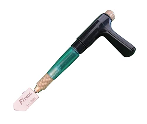 Pistolengriff Glas Spiegel Ritzwerkzeug 3 mm - 12 mm, Ölzufuhr Wolframcarbid Mosaik Fliesen Spiegel Fleck Glas Supercutter Ergonoic Design Custom-Grip Arbeitssparender Griff, Super Glasschneider Pistolengriff Glas Spiegel Ritzwerkzeug 3 mm - 12 mm, Ölzufuhr Wolframcarbid Mosaik Fliesen Spiegel Fleck Glas Supercutter Ergonoic Design Custom-Grip Arbeitssparender Griff, Super Glasschneider von FITOOL