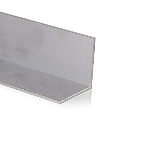 Fits Metall | Aluminium Winkel | AlMgSi0,5 | 100x100x10 mm | Länge: 1.000 mm +/- 5 mm | EN AW-6060 Aluwinkel von FITS METALL