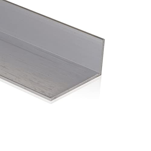 Fits Metall | Aluminium Winkel | AlMgSi0,5 | 100x50x5 mm | Länge: 1.000 mm +/- 5 mm | EN AW-6060 Aluwinkel von FITS METALL