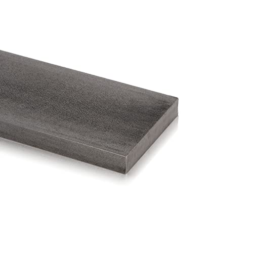 Fits Metall | Stahl Flachmaterial | S235JRC+C | 40x8 mm | Länge: 500 mm +/- 5 mm | St37 Blankstahl von FITS METALL