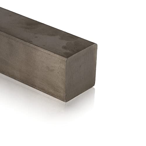 Fits Metall | Edelstahl Vierkantstahl | 60x60 mm | Länge: 100 mm +/- 5 | V2A gewalzt | 1.4301 von FITS METALL