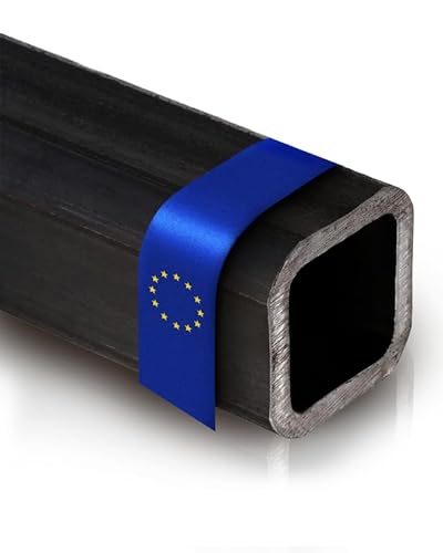 Fits Metall - Vierkantrohr aus 100% hochwertigem Stahl - Eckiges Stahlrohr mit geschweißtem Hohlprofil & Werkstoff S235JRH - Länge 1500mm, Größe 35x35x2 mm Quadratrohr - Ideal für Baubranche Fits Metall - Vierkantrohr aus 100% hochwertigem Stahl - Eckiges Stahlrohr mit geschweißtem Hohlprofil & Werkstoff S235JRH - Länge 1500mm, Größe 35x35x2 mm Quadratrohr - Ideal für Baubranche von FITS METALL