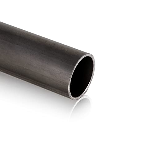 Fits Metall - Rundrohr Metallrohr aus 100% hochwertiger Stahl-Legierung - Kontruktionsrohr mit geschweißtem Hohlprofil & Werkstoff S235JRH - Länge 1000mm, Größe 33.7x2.5 mm - Ideal für Baubranche von FITS METALL