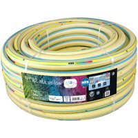 Nts yellow 3/4 (19mm) 50m - Robuster und flexibler Gartenschlauch in gelber Farbe für eine intensive Nutzung, mit exklusiven Technologien - Fitt von FITT