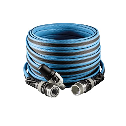 FITT Force 1/2" 15 m - Wasserschlauch für den Garten zur Bewässerung, kompakt, leicht und robust für Intensive Verwendung mit Lanze, Blau von FITT