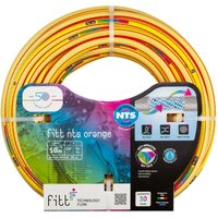 Nts orange 5/8 (15 mm) 50 m - Robuster und Flexibler Gartenschlauch in leuchtendem Gelb für eine Intensive Nutzung - Fitt von FITT