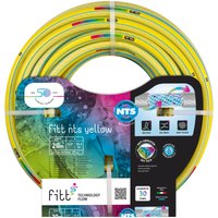 Nts yellow 1/2 (12,5mm) 20m - Robuster und flexibler Gartenschlauch in gelber Farbe für eine intensive Nutzung, mit exklusiven Technologien - Gelb von FITT