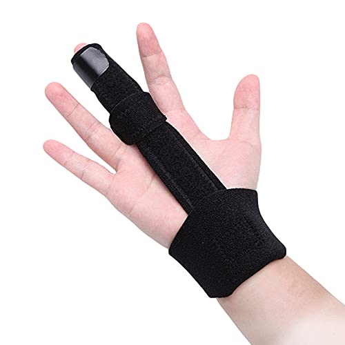 FITTOO Bequeme Fingerschienen - Zeige-, Mittel- finger, Fingerauflage mit Aluminiumschiene, Schmerzlinderung, Arthritis, Sehnenscheidenentzündung, Hohe Verstellbarkeit von FITTOO