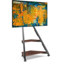 FITUEYES Design TV Stnder Rollbar TV Stand mit Rollen Ablagen f¨¹r 32 40 43 50 55 65 Zoll Flach & Curved Fernseher bis zu 40kg TV Standfuss neigbar FITUEYES Design TV Stnder Rollbar TV Stand mit Rollen Ablagen f¨¹r 32 40 43 50 55 65 Zoll Flach & Curved Fernseher bis zu 40kg TV Standfuss neigbar von FITUEYES