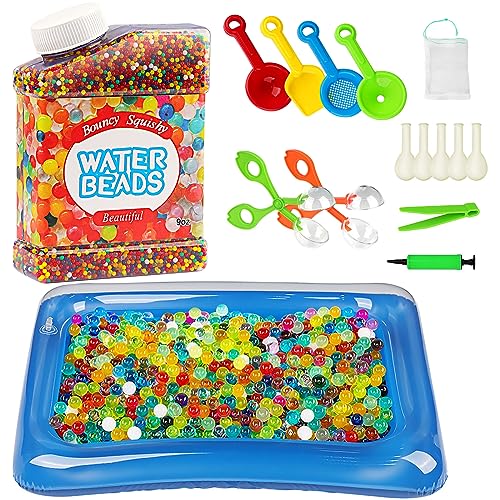 FIVAVA Wasserperlen Set 50000 Stück Wasserperlen für Pflanzen Wiederverwendbare Water Beads für Vase Füllstoff Bunte Deko von FIVAVA