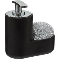 5five Simply Smart - Seifenspender mit schwamm 300ml schwarz - 5five von 5FIVE SIMPLY SMART