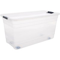 Durchsichtige plastikbox 83l easy roll - 5 Five von FIVE