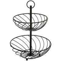 5five Simply Smart - Korb gedreht 2-stöckig metall 22 27cm - 5five von 5FIVE SIMPLY SMART