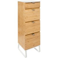 Nachttisch mit 3 schubladen levia bambus - 5five von 5FIVE SIMPLY SMART