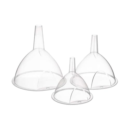 SET 3 EMBUDOS DE PLASTICO TRANSPARENTE von FIVE SIMPLY SMART