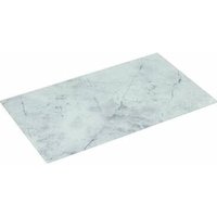 Schneidebrett GEHÄRTETES GLAS WEISSER MARMOR 52x30 cm von FIVE SIMPLY SMART