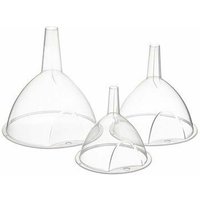 Five Simply Smart - Set mit 3 transparenten Kunststofftrichtern von FIVE SIMPLY SMART