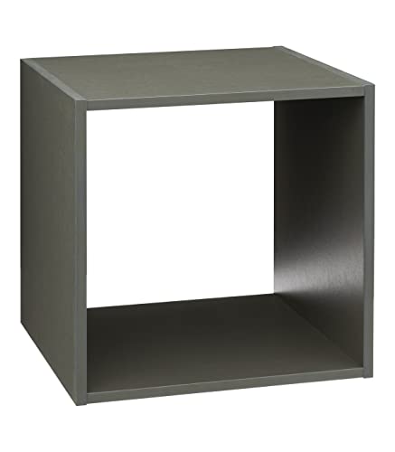 FIVE Regal, gemischt, 1 Fach, Grün, grau, L 34,5 x T 32 x H 34,5 cm von 5 five simply smart
