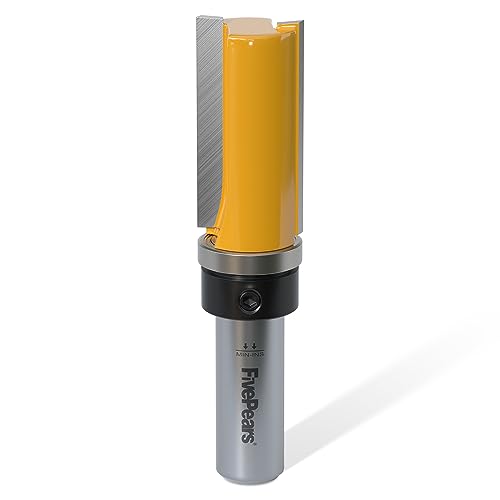 FivePears Pattern Flush Trim Router Bit 1/2 Inch Shank, 3/4 Inch Cutting Diameter, 1-1/2 Inch Cutting Length, Top Bearing Flush Straight Cut Trim Router Bit for Woodworking FivePears Pattern Flush Trim Router Bit 1/2 Inch Shank, 3/4 Inch Cutting Diameter, 1-1/2 Inch Cutting Length, Top Bearing Flush Straight Cut Trim Router Bit for Woodworking von FIVEPEARS