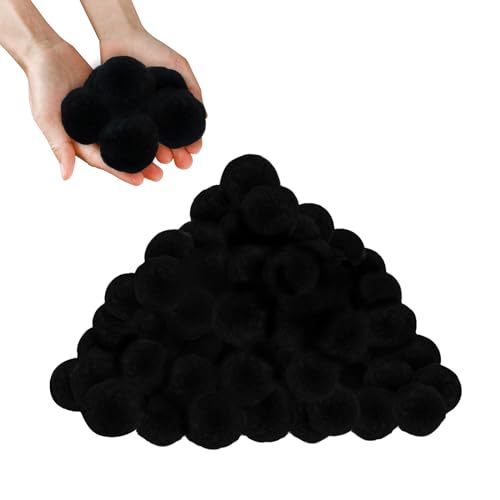 FIVMEN Filterbälle Pool Filterballs 700g, Ersetzen 25Kg Quarzsand Filtersand für Sandfilteranlagen Aquarium Poolzubehör Schwimmbad Poolfilter, Schwarz von FIVMEN