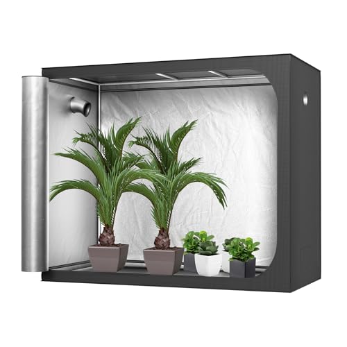 FIVMEN Growzelt 240x120x200 cm Grow Tent mit Reflektierende Mylar Lichtdicht Wasserdicht Zuchtzelt Growroom Gewächshaus für Pflanzen wachsen Raum Homegrowing FIVMEN Growzelt 240x120x200 cm Grow Tent mit Reflektierende Mylar Lichtdicht Wasserdicht Zuchtzelt Growroom Gewächshaus für Pflanzen wachsen Raum Homegrowing von FIVMEN