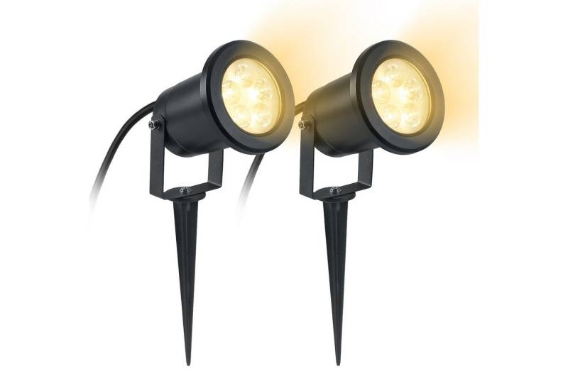 FIVMEN LED Gartenstrahler Gartenleuchte mit Erdspieß Warmweiß Gartenlampe, für Außenbereich Garten Teich Landschaft, ohne Schukostecker FIVMEN LED Gartenstrahler Gartenleuchte mit Erdspieß Warmweiß Gartenlampe, für Außenbereich Garten Teich Landschaft, ohne Schukostecker von FIVMEN
