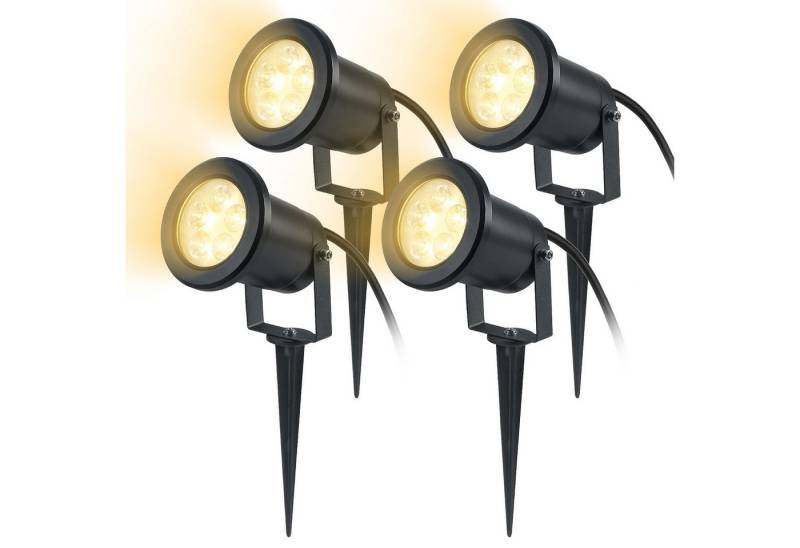 FIVMEN LED Gartenstrahler Gartenleuchte mit Erdspieß Warmweiß Gartenlampe, für Außenbereich Garten Teich Landschaft, ohne Schukostecker FIVMEN LED Gartenstrahler Gartenleuchte mit Erdspieß Warmweiß Gartenlampe, für Außenbereich Garten Teich Landschaft, ohne Schukostecker von FIVMEN