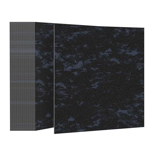 FIVMEN PVC Bodenbelag 30x30 cm 54 Stück Vinylboden Selbstklebend Klebefliesen Boden Wasserfest Rutschfest Bodenfliesen für Wohnzimmer Küche Bad (S29, 5㎡) von FIVMEN