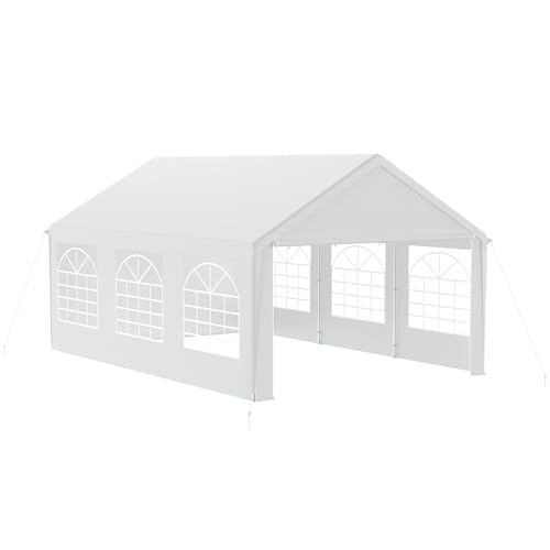 FIVMEN Pavillon Partyzelt 4x6 m mit 8 Abnehmbaren Seitenwänden Wasserdicht Stabil Winterfest Sonnenschutz Gartenpavillon Party Zelt Gartenzelt, Weiß FIVMEN Pavillon Partyzelt 4x6 m mit 8 Abnehmbaren Seitenwänden Wasserdicht Stabil Winterfest Sonnenschutz Gartenpavillon Party Zelt Gartenzelt, Weiß von FIVMEN