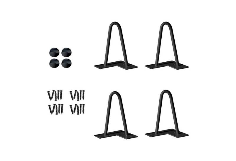 FIVMEN Tischbein 4er Set Haarnadel Tischbeine Metall Hairpin Leg Austauschbare Tisch, Haarnadelbeine Tischgestell Verfügbar für Schreibtisch Esstisch von FIVMEN