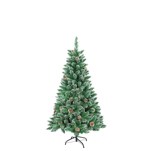 FIVMEN Weihnachtsbaum Künstlich 120 cm PVC Tannenbaum Christbaum Künstlicher mit 180 Spitzen und Ständer Unechter Weihnachtsbäume Weihnachtsdeko, Grün mit Schnee-Effekt FIVMEN Weihnachtsbaum Künstlich 120 cm PVC Tannenbaum Christbaum Künstlicher mit 180 Spitzen und Ständer Unechter Weihnachtsbäume Weihnachtsdeko, Grün mit Schnee-Effekt von FIVMEN