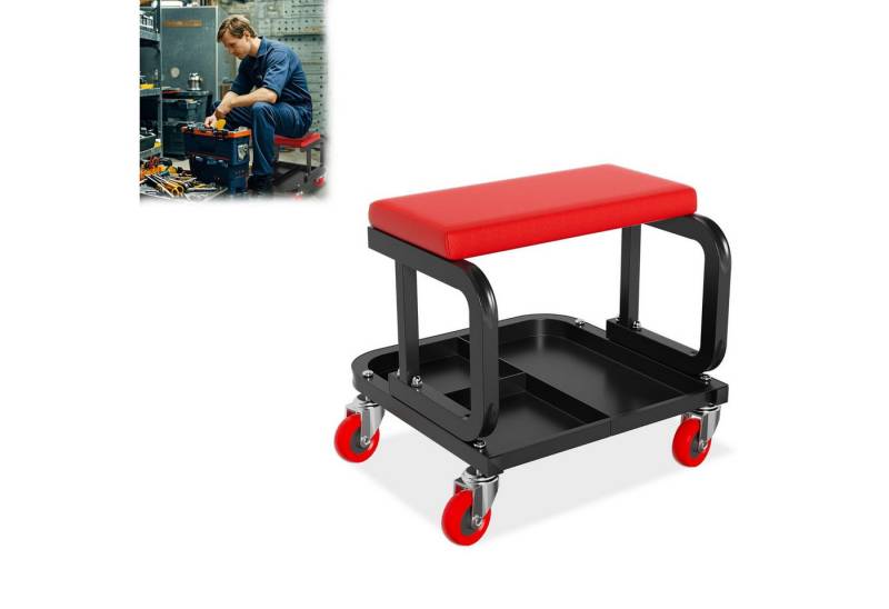 FIVMEN Werkstatt-Set Werkstatt Rollbrett Werkstatthocker Rollsitz mit 360° Rollen, Montagehocker Garagenhocker inkl. Aufbewahrungsbox Paletten FIVMEN Werkstatt-Set Werkstatt Rollbrett Werkstatthocker Rollsitz mit 360° Rollen, Montagehocker Garagenhocker inkl. Aufbewahrungsbox Paletten von FIVMEN