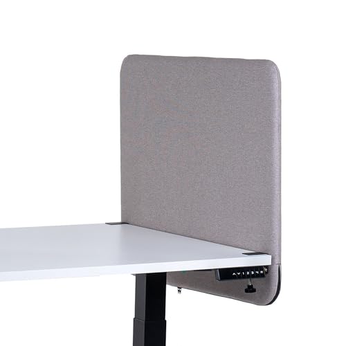 FIX 2 PLACE Akustik Trennwand & Sichtschutz für Büros 80x65cm Almond Beige, Trennwand zur Lärmreduzierung und Privatsphäre Schreibtisch Trennwand Schallschutz, Leicht zu Montieren von FIX 2 PLACE