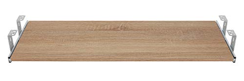 FIX&EASY Tastaturauszug mit Tastaturablage 600X400mm sonoma eiche Dekor, Auszugschienen verzinkt 400mm mit Einrastfunktion Set Ablage und 27mm Auszug mit Verriegelung für Tastatur Maus Keyboard Laptop FIX&EASY Tastaturauszug mit Tastaturablage 600X400mm sonoma eiche Dekor, Auszugschienen verzinkt 400mm mit Einrastfunktion Set Ablage und 27mm Auszug mit Verriegelung für Tastatur Maus Keyboard Laptop von FIX & EASY