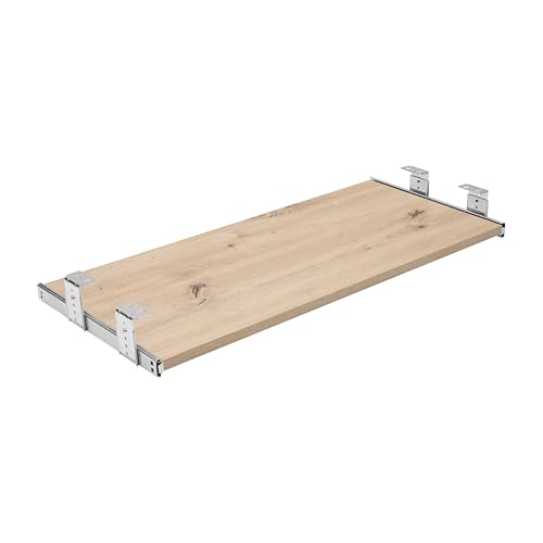 FIX&EASY Tastaturauszug Up&Down, Tastaturablage 800X500mm Eiche Dekor, Auszugschienen mit Einrastfunktion höhenverstellbar verzinkt 500mm, Set Ablage und Auszug mit Verriegelung für Tastatur und Maus FIX&EASY Tastaturauszug Up&Down, Tastaturablage 800X500mm Eiche Dekor, Auszugschienen mit Einrastfunktion höhenverstellbar verzinkt 500mm, Set Ablage und Auszug mit Verriegelung für Tastatur und Maus von FIX & EASY