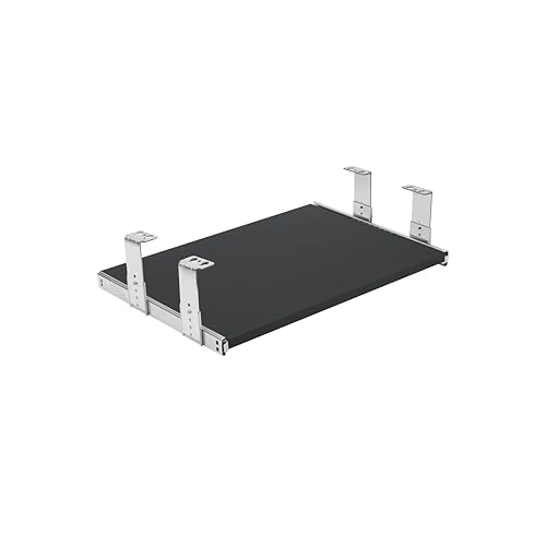 FIX&EASY Tastaturauszug Up&Down-XL, Tastaturablage 390X300mm schwarz matt Dekor, Auszugschienen mit Einrastfunktion höhenverstellbar verzinkt 300mm, Set Ablage und Auszug mit Verriegelung für Laptop FIX&EASY Tastaturauszug Up&Down-XL, Tastaturablage 390X300mm schwarz matt Dekor, Auszugschienen mit Einrastfunktion höhenverstellbar verzinkt 300mm, Set Ablage und Auszug mit Verriegelung für Laptop von FIX & EASY