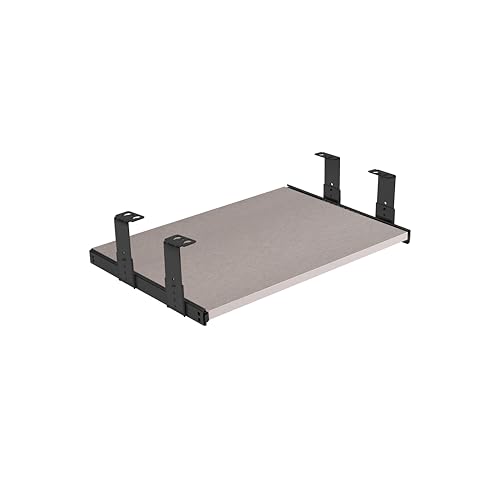 FIX&EASY Tastaturauszug Up&Down-XL, Tastaturablage 390X400mm alu silber Dekor, Auszugschienen mit Einrastfunktion höhenverstellbar schwarz 400mm, Set Ablage und Auszug mit Verriegelung für Laptop FIX&EASY Tastaturauszug Up&Down-XL, Tastaturablage 390X400mm alu silber Dekor, Auszugschienen mit Einrastfunktion höhenverstellbar schwarz 400mm, Set Ablage und Auszug mit Verriegelung für Laptop von FIX & EASY