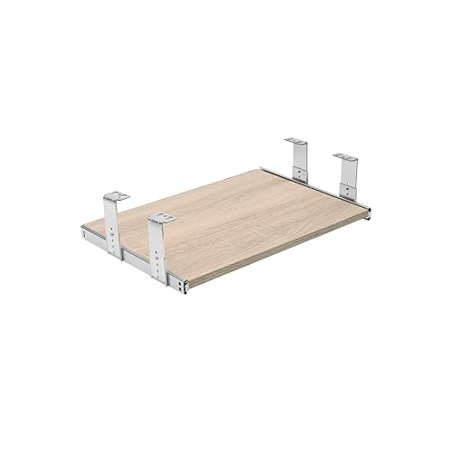FIX&EASY Tastaturauszug Up&Down-XL, Tastaturablage 390X400mm sonoma eiche Dekor, Auszugschienen mit Einrastfunktion höhenverstellbar verzinkt 400mm, Set Ablage und Auszug mit Verriegelung für Laptop FIX&EASY Tastaturauszug Up&Down-XL, Tastaturablage 390X400mm sonoma eiche Dekor, Auszugschienen mit Einrastfunktion höhenverstellbar verzinkt 400mm, Set Ablage und Auszug mit Verriegelung für Laptop von FIX & EASY