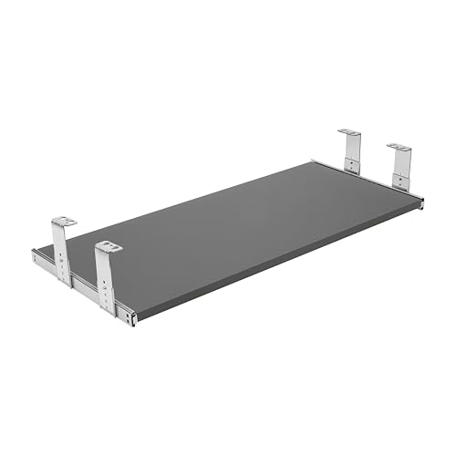 FIX&EASY Tastaturauszug Up&Down-XL, Tastaturablage 800X300mm anthrazit Dekor Auszugschienen mit Einrastfunktion höhenverstellbar verzinkt 300mm, Set Ablage und Auszug mit Verriegelung f. Tastatur Maus FIX&EASY Tastaturauszug Up&Down-XL, Tastaturablage 800X300mm anthrazit Dekor Auszugschienen mit Einrastfunktion höhenverstellbar verzinkt 300mm, Set Ablage und Auszug mit Verriegelung f. Tastatur Maus von FIX & EASY