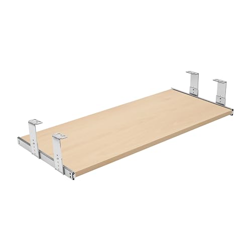 FIX&EASY Tastaturauszug Up&Down-XL, Tastaturablage 800X500mm buche Dekor, Auszugschienen mit Einrastfunktion höhenverstellbar verzinkt 500mm, Set Ablage und Auszug mit Verriegelung für Tastatur Maus FIX&EASY Tastaturauszug Up&Down-XL, Tastaturablage 800X500mm buche Dekor, Auszugschienen mit Einrastfunktion höhenverstellbar verzinkt 500mm, Set Ablage und Auszug mit Verriegelung für Tastatur Maus von FIX & EASY