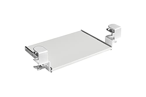 FIX&EASY Tastaturauszug klemmbar mit Tastaturablage 390X300mm weiß Dekor, Tischklemmen höhenverstellbar weiss, Schienen verzinkt 300mm, Auszug für Mini Tastatur Maus Laptop Dockingstation FIX&EASY Tastaturauszug klemmbar mit Tastaturablage 390X300mm weiß Dekor, Tischklemmen höhenverstellbar weiss, Schienen verzinkt 300mm, Auszug für Mini Tastatur Maus Laptop Dockingstation von FIX & EASY