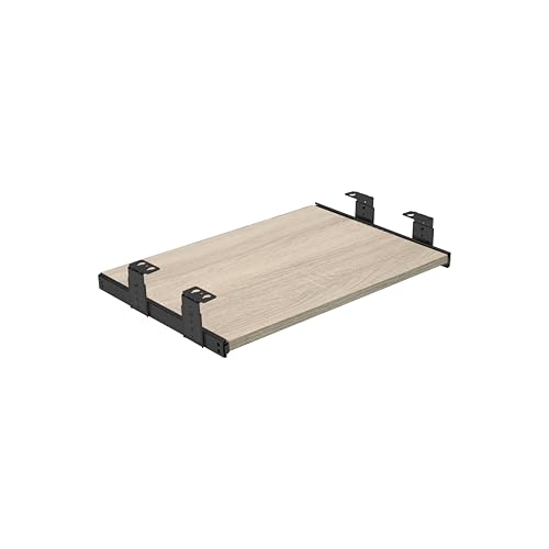 FIX&EASY Tastaturauszug Up&Down, Tastaturablage 390X300mm sonoma eiche Dekor, Auszugschienen mit Einrastfunktion höhenverstellbar schwarz 300mm, Set Ablage und Auszug mit Verriegelung für Laptop FIX&EASY Tastaturauszug Up&Down, Tastaturablage 390X300mm sonoma eiche Dekor, Auszugschienen mit Einrastfunktion höhenverstellbar schwarz 300mm, Set Ablage und Auszug mit Verriegelung für Laptop von FIX & EASY