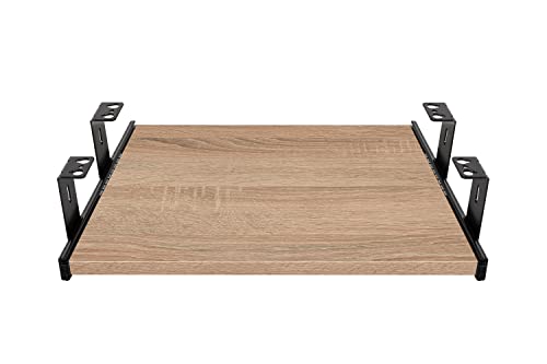 FIX&EASY Tastaturauszug mit Tastaturablage 390X400mm sonoma eiche Dekor, Auszugschienen schwarz 400mm mit Einrastfunktion, Set Ablage und 27mm Auszug mit Verriegelung für Mini Tastatur Dockingstation FIX&EASY Tastaturauszug mit Tastaturablage 390X400mm sonoma eiche Dekor, Auszugschienen schwarz 400mm mit Einrastfunktion, Set Ablage und 27mm Auszug mit Verriegelung für Mini Tastatur Dockingstation von FIX & EASY