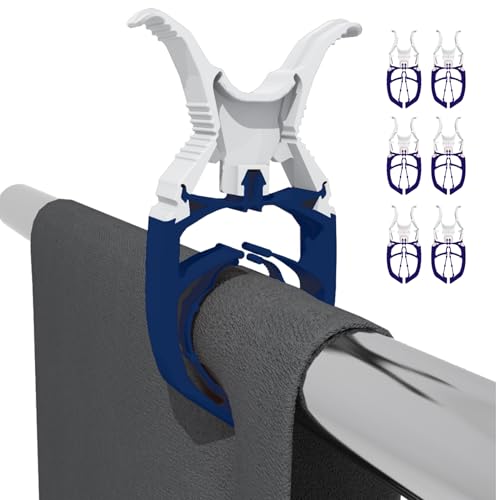 FIXCLIP | Die sturmfeste & abschließbare Wäscheklammer | 6er Pack | Navy blau von FIXCLIP