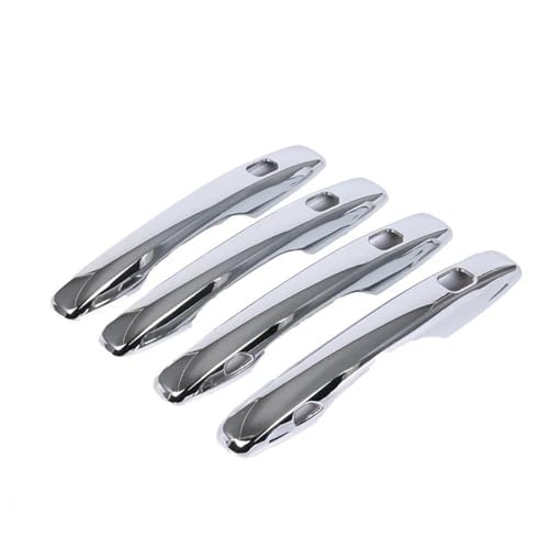FIXCOR Chrom Auto Türgriff Abdeckung Trim Aufkleber Styling Zubehör Für Volvo XC60 XC90 S90 V90 2018 2019 2020 2021 2022 2023 Außentürgriffe (Color : Handle 4 sensors) von FIXCOR