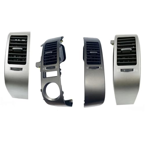 FIXCOR Für Toyota Für Prius 2004–2009 Armaturenbrett-Lüftungsblende Klimaanlagen-Auslassrahmen Armaturenbrett-Lüftungsschlitze Auto Klimaanlagendüsen(1set) von FIXCOR