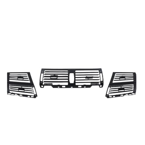 Für X5 E70 2007-2013 X6 E71 E72 2008-2014 A/C Vent Grill Outlet Kit Air Panel Klimaanlage Abdeckung Grille Rahmen Auto Klimaanlagendüsen(Left-Center-Right) von FIXCOR
